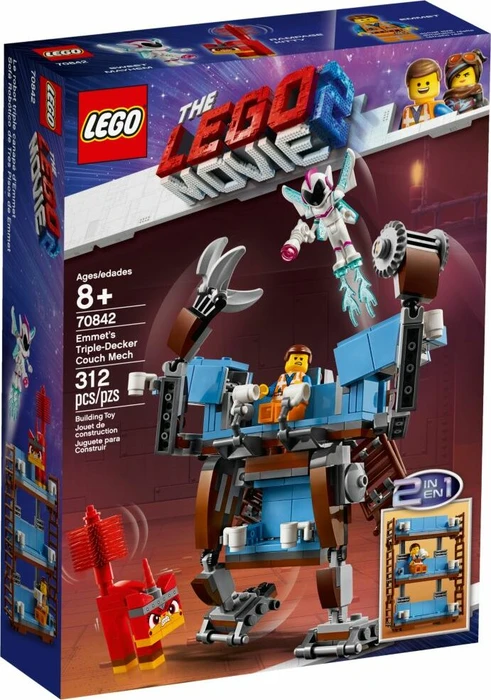 LEGO The Movie 2 - Emmets Dreifachdecker-Couch Roboter