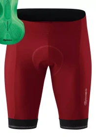 Gonso Sitivo Fahrradhose kurz pomegranate juice/bright green (Herren)