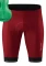 Gonso Sitivo Fahrradhose kurz pomegranate juice/bright green (Herren) Vorschaubild