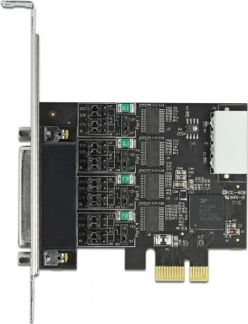 DeLOCK 4x seriell RS-232, PCIe 2.0 x1