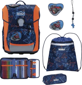 Scout Neo DIN Offroad Schultaschen-Set, 4-tlg.
