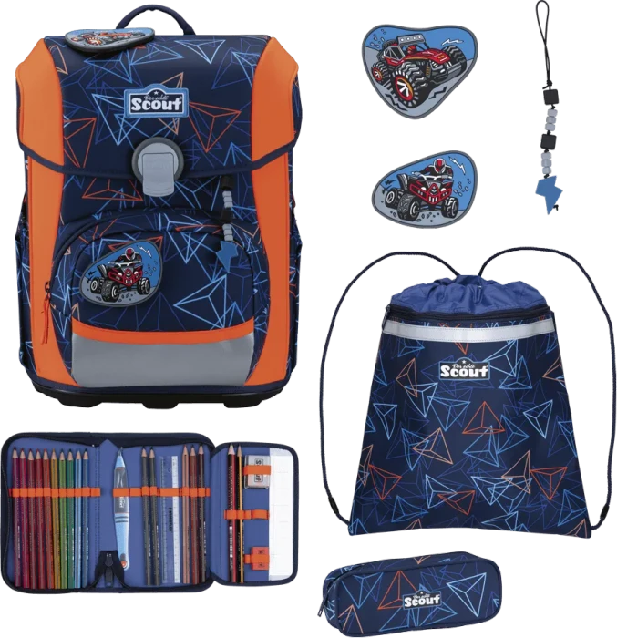 Scout Neo DIN Offroad Schultaschen-Set, 4-tlg.