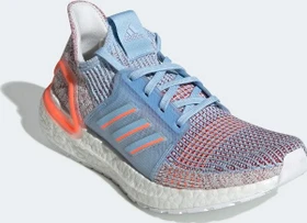 adidas Ultraboost 19 glow blue/hi-res coral/active maroon (Damen)