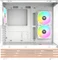 Thermaltake View 270 Plus WS ARGB Snow, weiß/braun, Glasfenster Vorschaubild