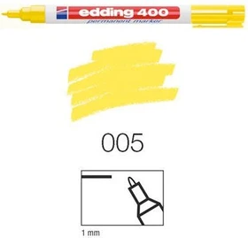 edding 400 Permanentmarker gelb