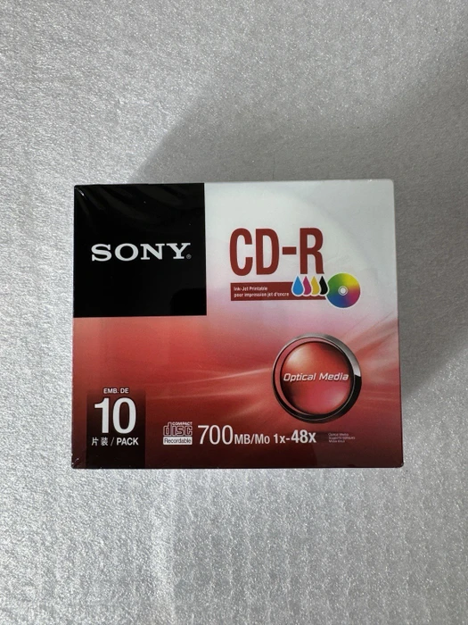 Sony CD-R 80min/700MB, 48x, 10er Pack