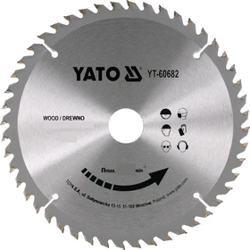 Yato YT-60668 HM Kreissägeblatt 24Z, 235x1.8x25mm, 1 Stück