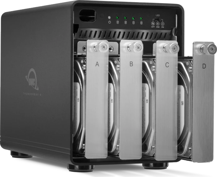 OWC ThunderBay 4, Thunderbolt 3 / USB-C 3.1