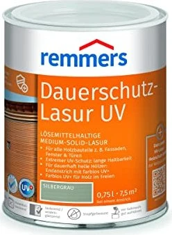 Remmers UV Dauerschutz-Lasur silbergrau, 750ml