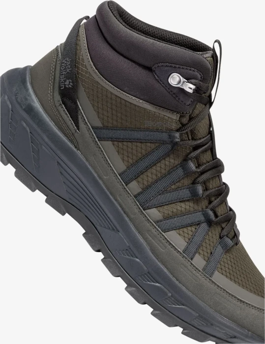 Jack Wolfskin Wild Hike Texapore Mid obsidian moss (Herren)