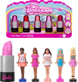 Mattel Barbie - Mini Barbieland Lipstick Tubes 5er Pack