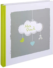 Walther Design Buch Fotoalbum Baby Newborn 31x28 grün