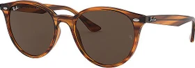 Ray-Ban RB4305 53mm red striped-havana/dark brown classic