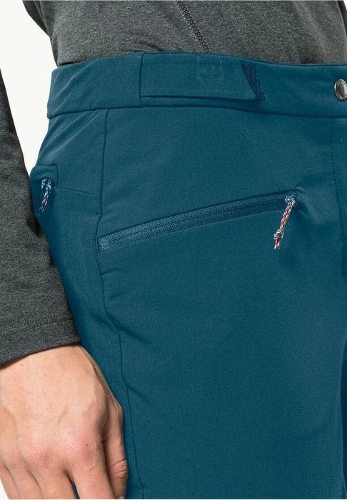 Jack Wolfskin Salmaser Hose lang blue coral (Damen)