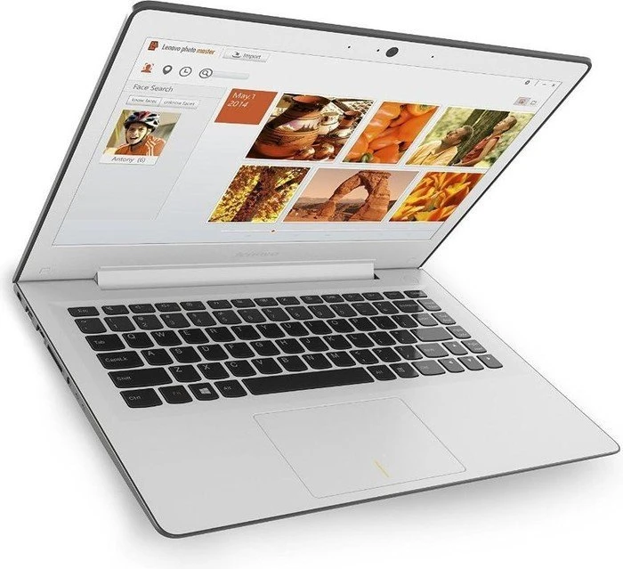 Lenovo U31-70, weiß, Core i3-5010U, 4GB RAM, 128GB SSD, DE