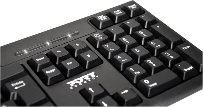 Port Designs PORT Connect Budget Office Keyboard, schwarz, USB, FR
