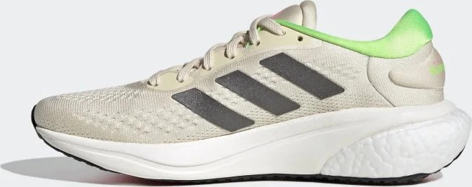 adidas Supernova 2 ecru tint/night metallic/solar green (Damen)