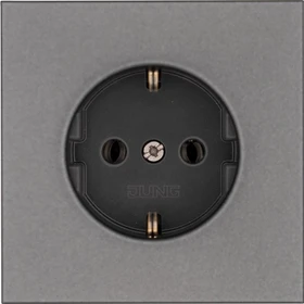Jung Serie LS Steckdose Metallausführung 16A 250V, anthrazit