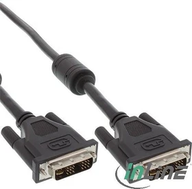 InLine DVI-I 18+5 Kabel 2 Ferrite 2m (17771)