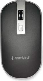 Gembird Wireless Optical Mouse 4B-06 schwarz/silber, USB (MUSW-4B-06-BS)