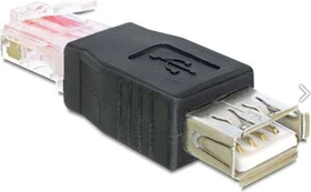 DeLOCK Adapter, USB-B [Buchse] auf RJ-45 [Stecker] (65234)