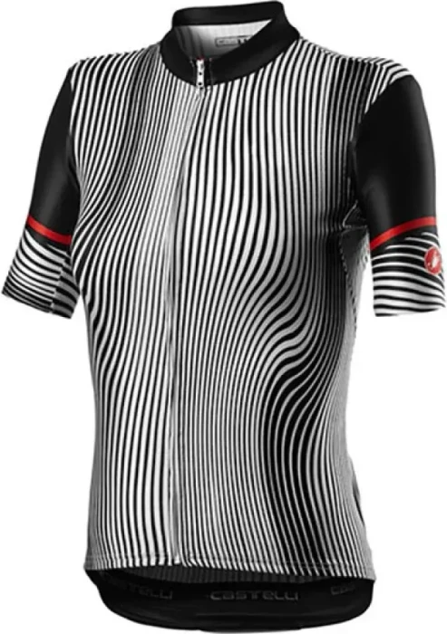 Castelli Illusione Trikot kurzarm schwarz/weiß (Damen)