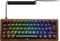Sharkoon Skiller SGK50 S4 Gen2 Wood PBT, holz/schwarz, LEDs RGB, hot-swap, Gateron G Pro 3.0 YELLOW, USB, DE Vorschaubild