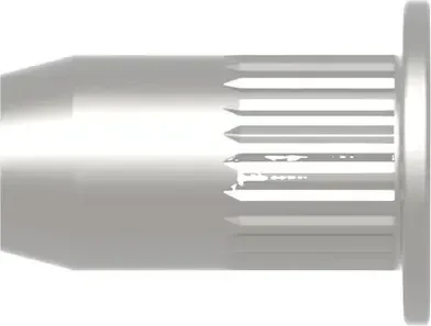 Gesipa Stahl gerändelt Flachrundkopf Blindnietmutter M4x6x13mm, 500 Stück
