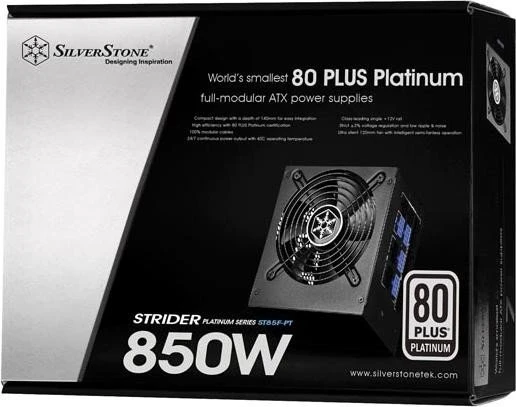 SilverStone Strider Platinum PT Series 850W, ATX 2.4