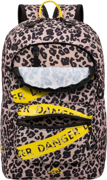 RivaCase Erebus 5421 Stadtrucksack Laptop Rucksack 13.3", leopard