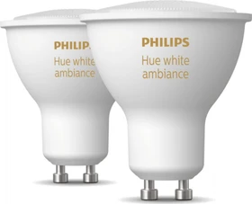 Philips Hue White Ambiance 350 GU10 5W, 2 Stück