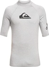 Quiksilver All Time Rashguard Funktionsshirt langarm sleet heather (Herren)