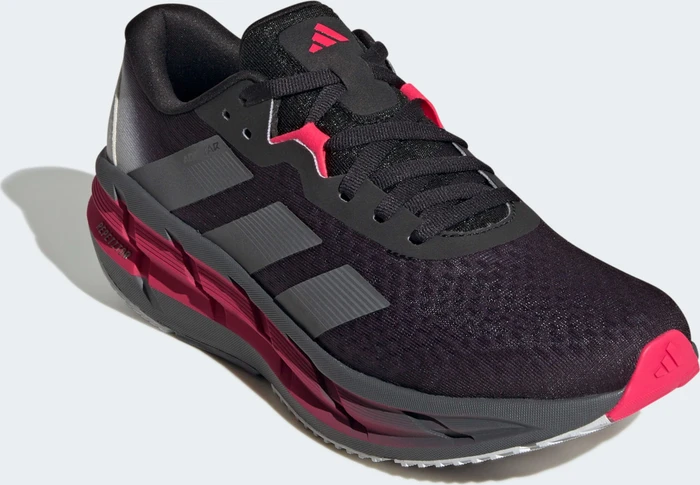 adidas Adistar 3 core black/iron metallic/lucid red (Herren)