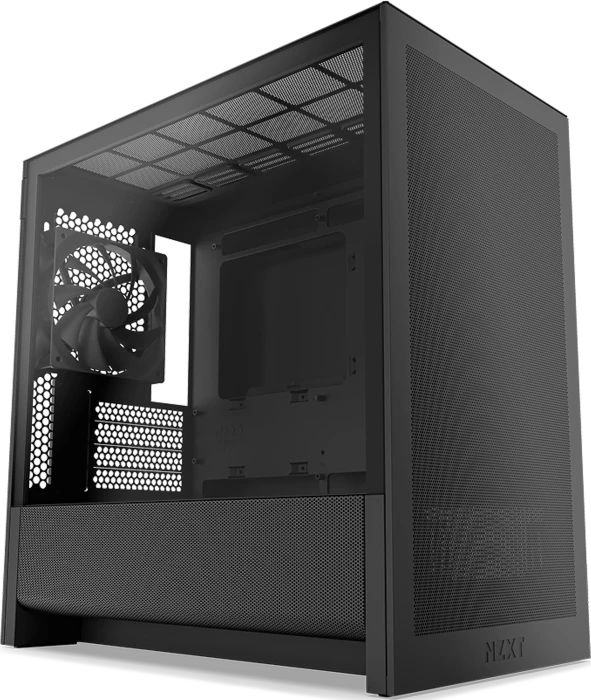 NZXT H3 Flow [2025] Black, schwarz, Glasfenster