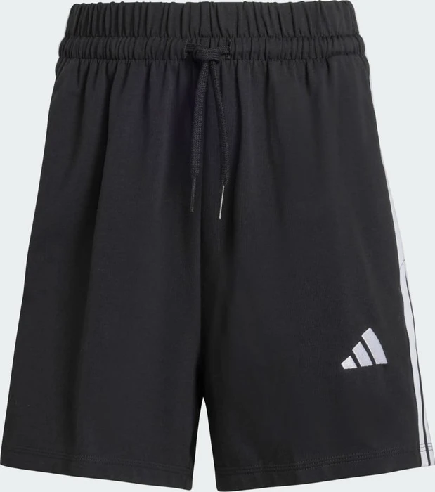 adidas Essentials 3-Streifen Cotton Trainingshose kurz schwarz/weiß (Damen)