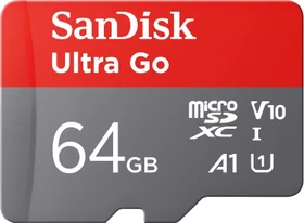 SanDisk Ultra Go R150 64GB Kit, UHS-I U1, A1, Class 10