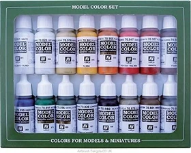 Vallejo Model Color Napoleonic Colors French & British Farbset, 16-tlg.