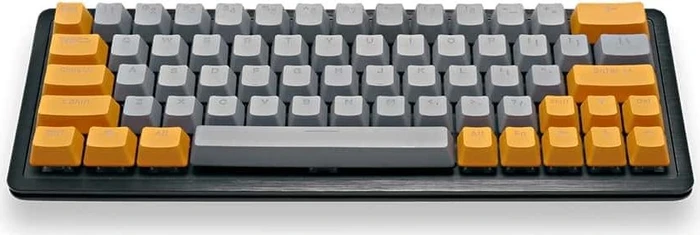 Mountain Mineral Keycap Set, Kunststoff (PBT) Double-Shot, orange/grau, 113 Tasten (104+9), ANSI-US