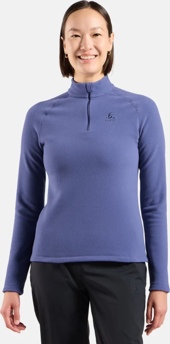 Odlo Rigi Mid Layer Half Zip Laufshirt langarm skipper blue (Damen)