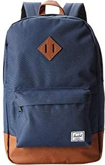 Herschel Heritage navy/tan synthetic leather