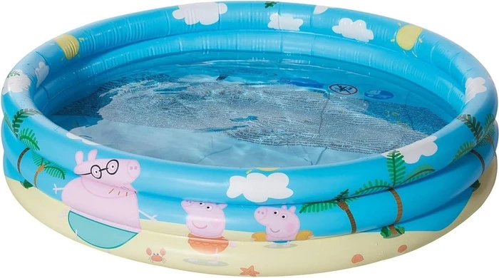 Happy People 3-Ring Pool Peppa Pig Planschbecken rund 100x23cm