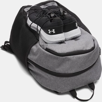Under Armour Hustle Sport 6.0 castlerock/black/weiß