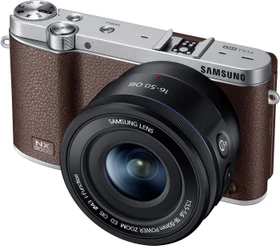 Samsung NX3000 braun mit Objektiv NX 16-50mm 3.5-5.6 ED PZ OIS i-Function