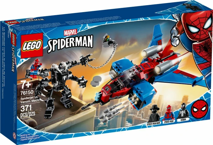 LEGO Marvel Super Heroes Spielset - Spiderjet vs. Venom Mech