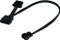 Phobya Molex auf 3-Pin/Molex Adapter, sleeved, 30cm, schwarz Vorschaubild