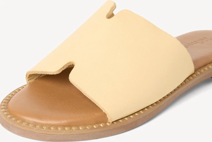 Tamaris Lederpantolette gelb (Damen)