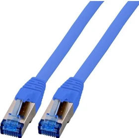 EFB Elektronik TPE Superflex Patchkabel, Cat7/Cat6a, S/FTP, RJ-45/RJ-45, 25m, blau