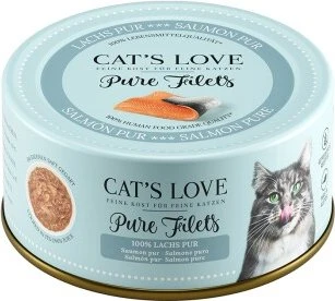 Cat's Love Pure Filets Lachs, 600g (6x 100g)