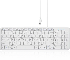 Perixx Periboard-213, weiß, USB, US