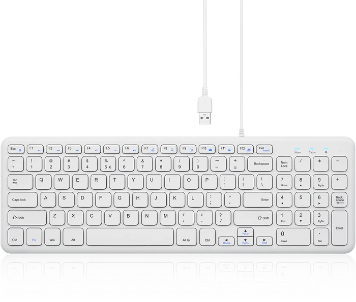 Perixx Periboard-213, weiß, USB, US